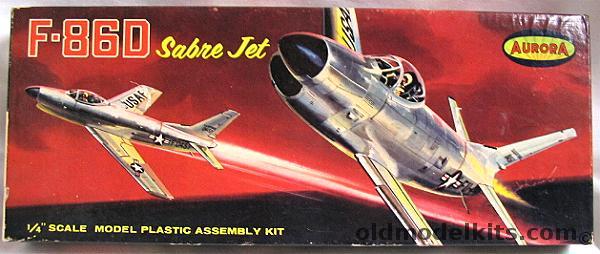 Aurora 1/48 F-86D Sabre Jet, 77-100 plastic model kit